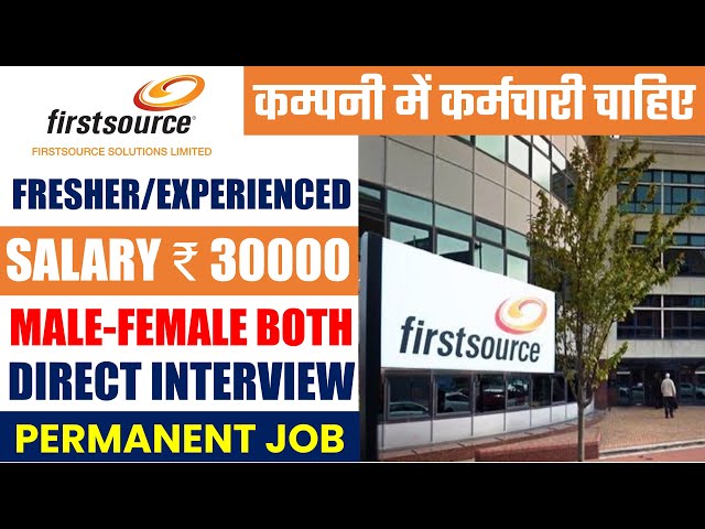 FirstSource Walk-In Drive in Bengaluru